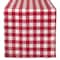 DII® 108" Red Check Outdoor Table Runner